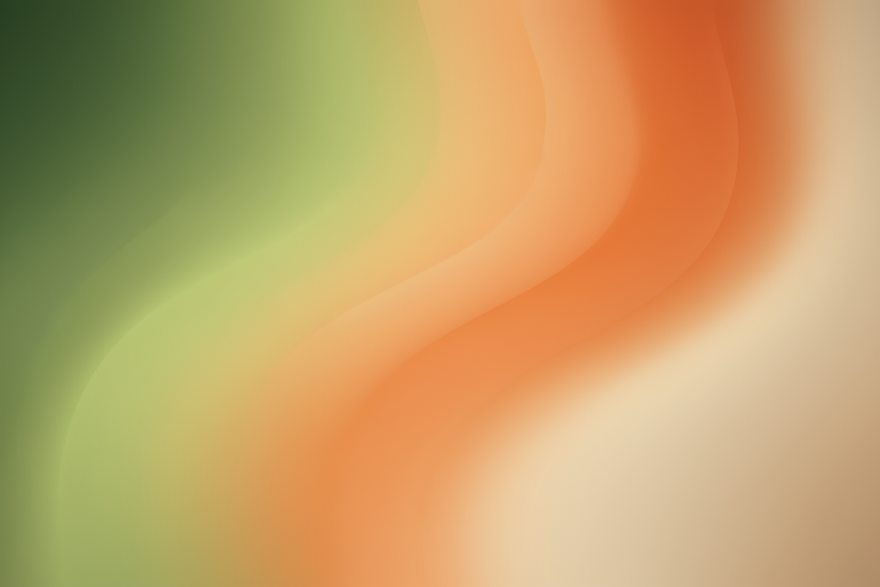 green orange and cream gradient background
